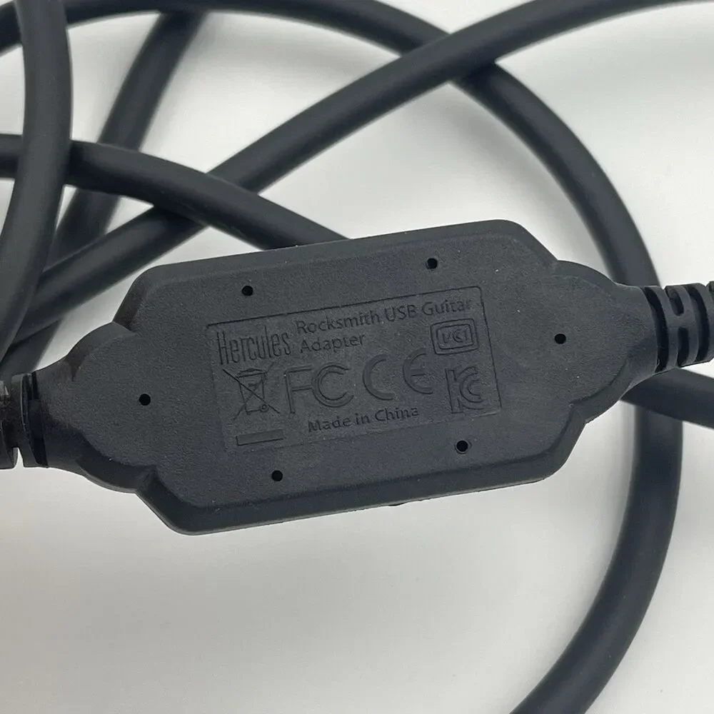 Ubisoft Rocksmith Hercules USB Guitar Adapter Cable Cord - No Breakaway Cable